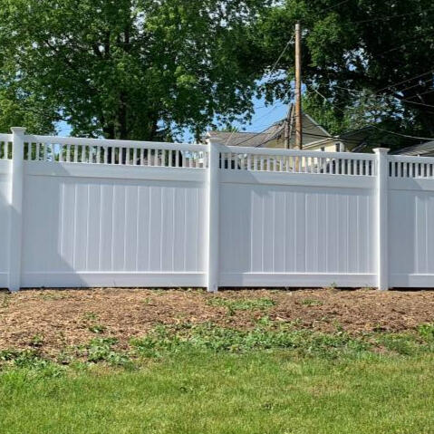 vinyl fence roselle fence company illinois